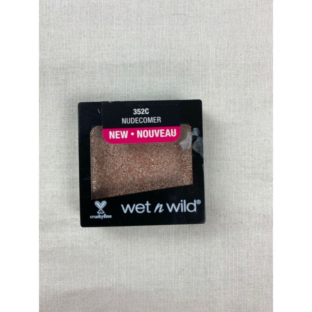 Wet N Wild Eyeshadow #325c Nude-comer Glitter Single NEW